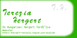 terezia hergert business card